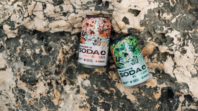 Soda na bázi fermentované kokosové vody, Prager´s, Kofola