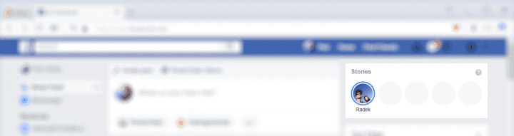 Facebook Stories přichází do webové aplikace pro osobní počítače