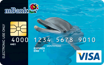 Stará platební karta mBank.
