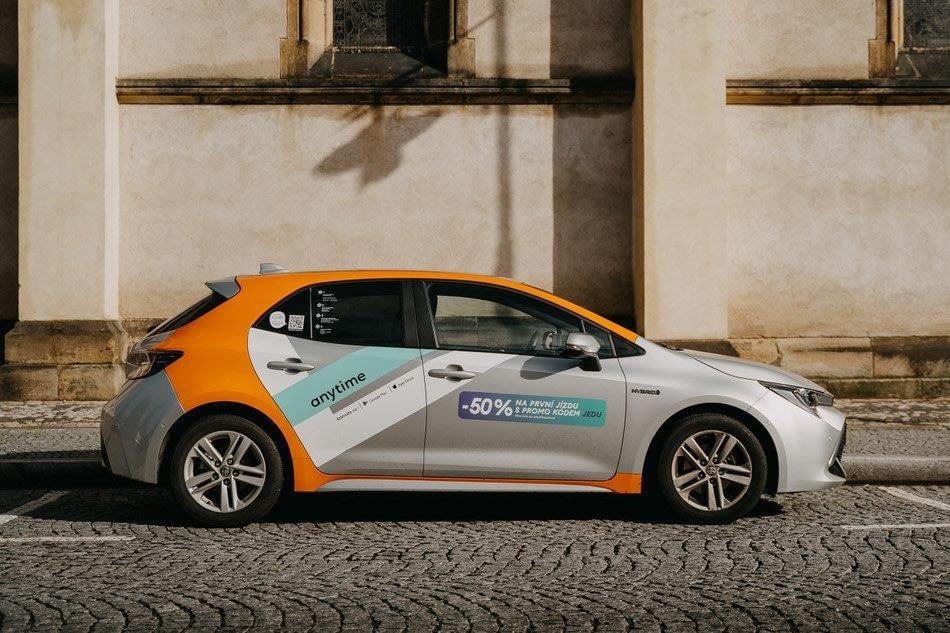 Toyota Anytime carsharingu.