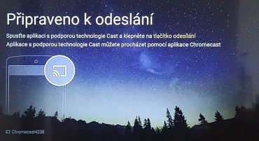 Propojení Google Chromecast, televizoru Philips 48PFK6300 a PC.