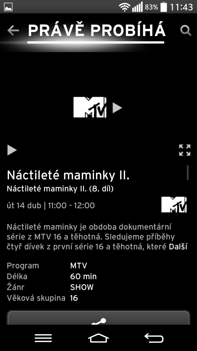Platforma Horizon Go se rozšířila o MTV, VH1 a další stanice