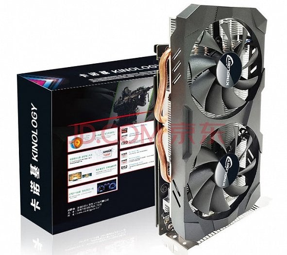 Radeon RX 580 16GB čínské firmy Kinology