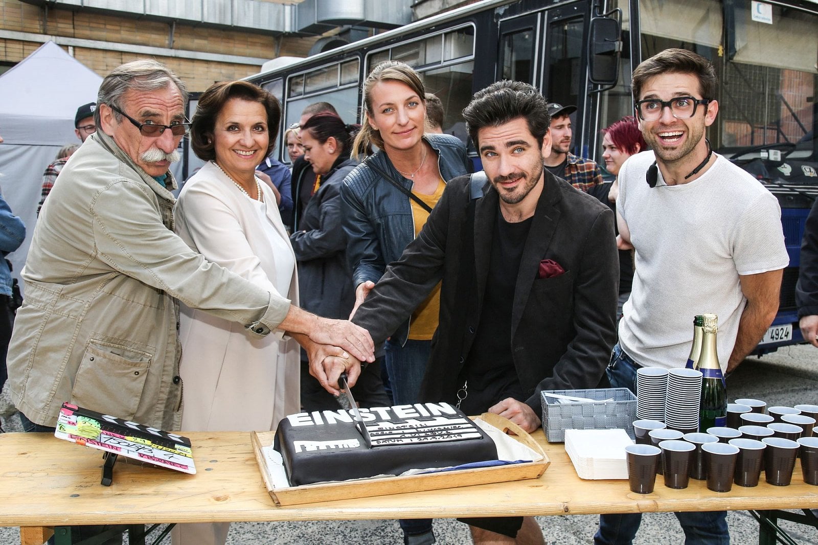 Seriál Einstein - natáčení