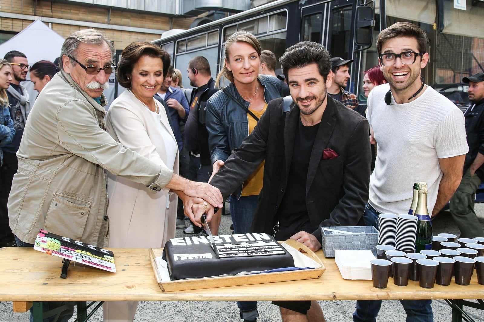 Seriál Einstein - natáčení