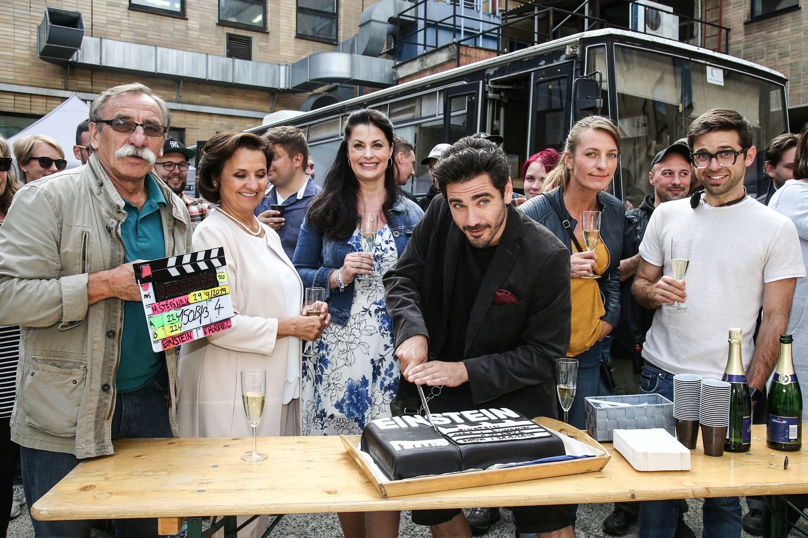 Seriál Einstein - natáčení