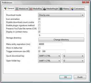 Addon do firefoxu pro stahování videí ze serverů, jako je youtube.com