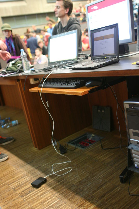 Reálné použití při prezentaci editoru Vim.