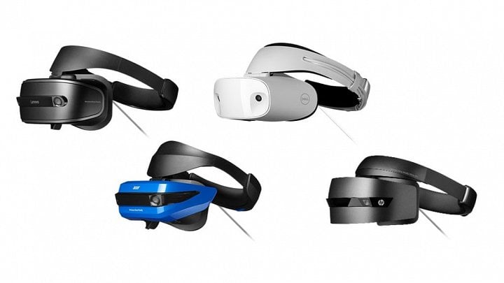 Windows Mixed Reality v podání brýlí od HP, Lenova, Aceru a Dellu