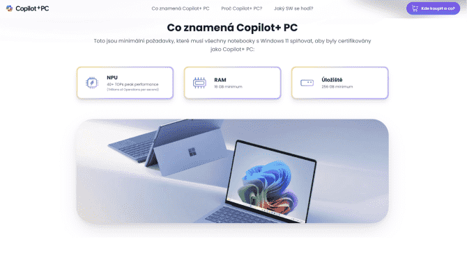 AT Cpmputers informační portál CopilotPC.cz