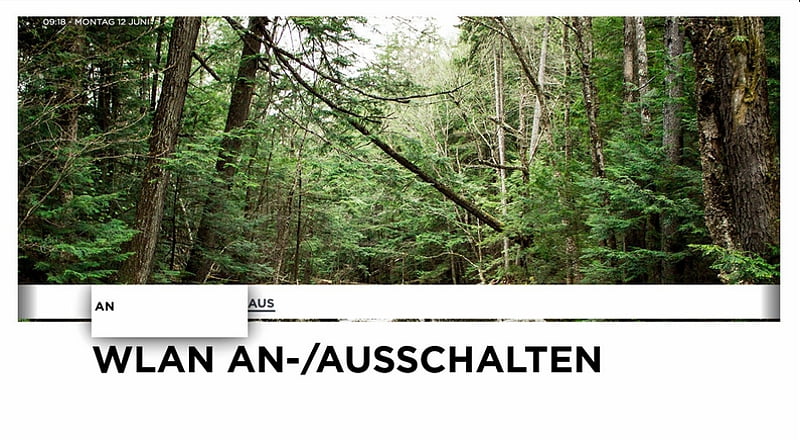 Giga TV - Menu nastavení