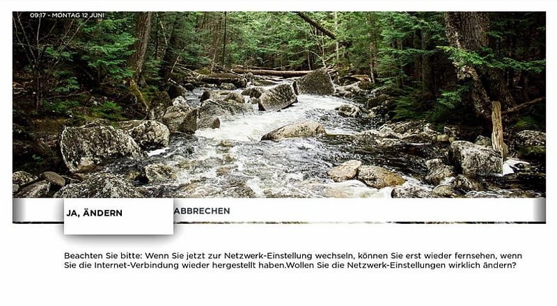 Giga TV - Menu nastavení