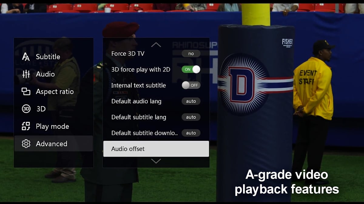 Zidoo X20 Pro - Menu videa