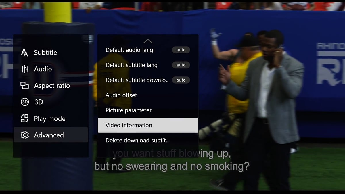 Zidoo X20 Pro - Menu videa