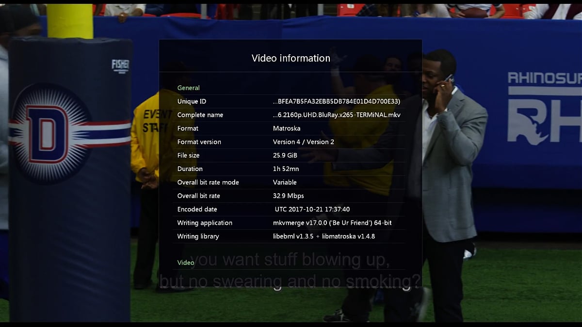 Zidoo X20 Pro - Menu videa