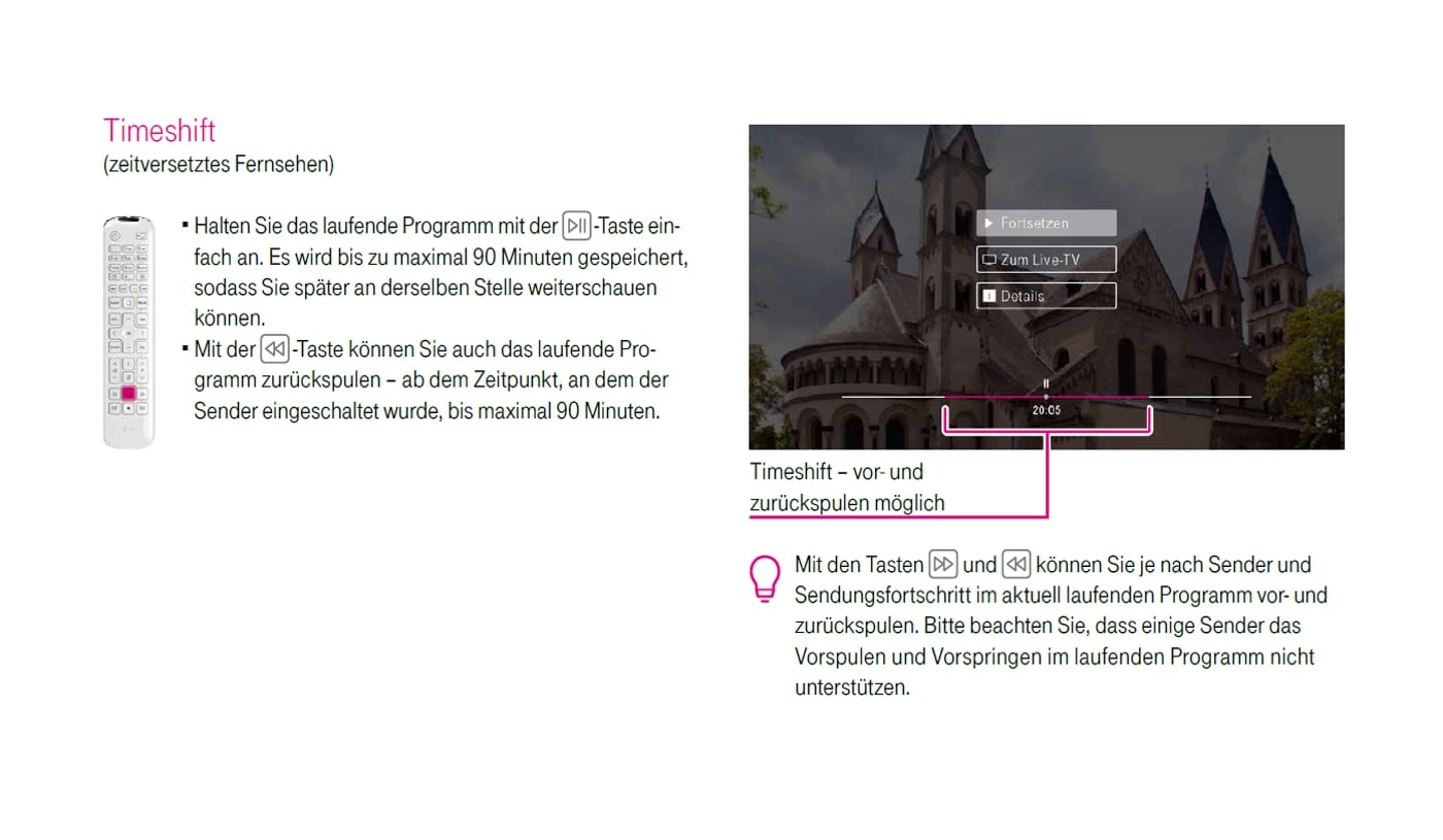 EntertainTV - Nahrávání a práce s nahrávkami