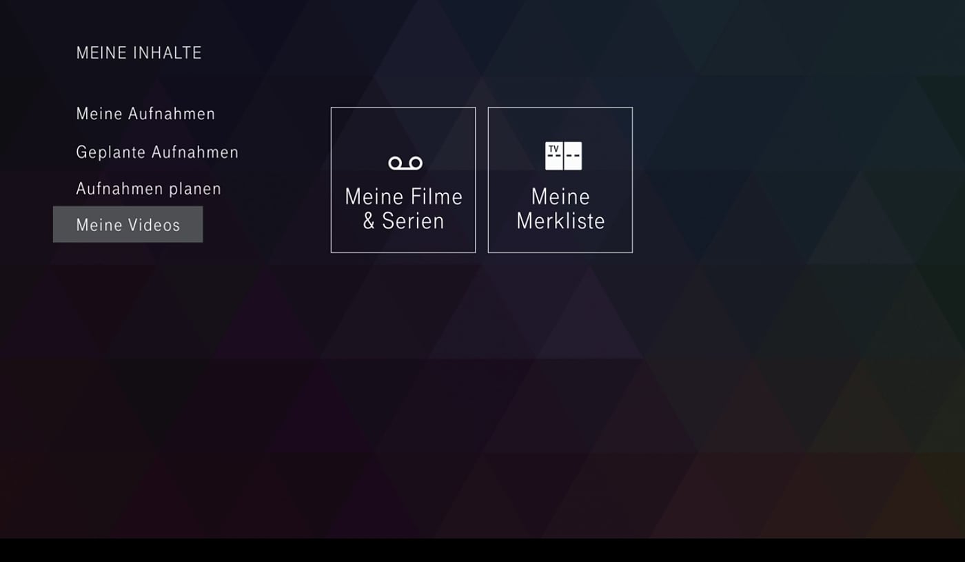 EntertainTV - Nahrávání a práce s nahrávkami