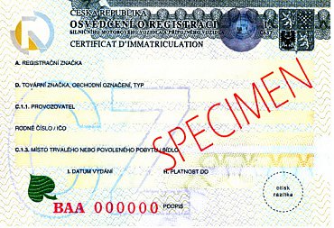 Osvědčení o registraci (lidově malý techničák)