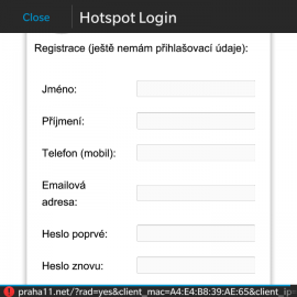 Pro surfování je třeba registrace.