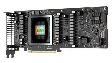 AMD uvádí GPU se spotřebou 600 W, napájené 12+4pinovým konektorem. Pro umělou inteligenci