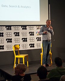 Cédric Maloux na listopadovém pražském StartupCampu