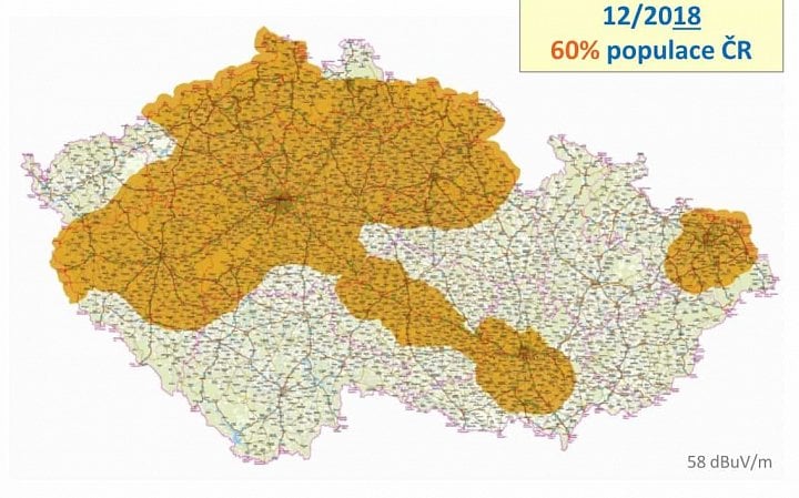 Pokrytí v prosinci 2018 (zdroj: ČRo)