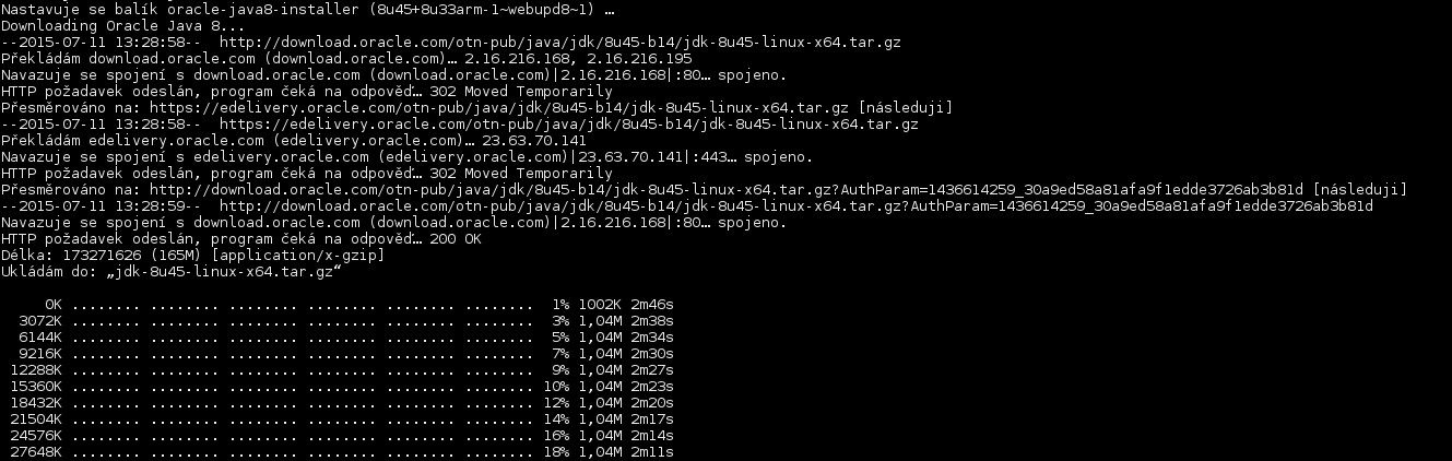 Příprava systému a instalace JDK