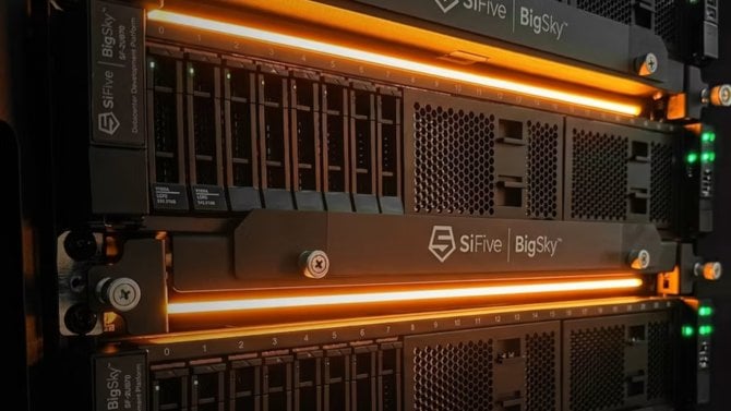 Server SiFive BigSky SF-2U870 RISC-V