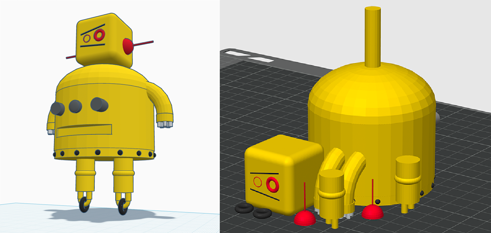 Tinkercad export modelu