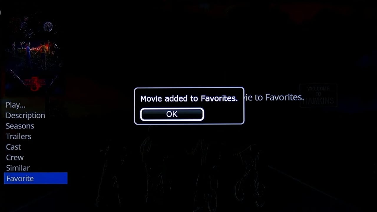 Uživatelské rozhraní Dune HD – katalog multimédií – seriály