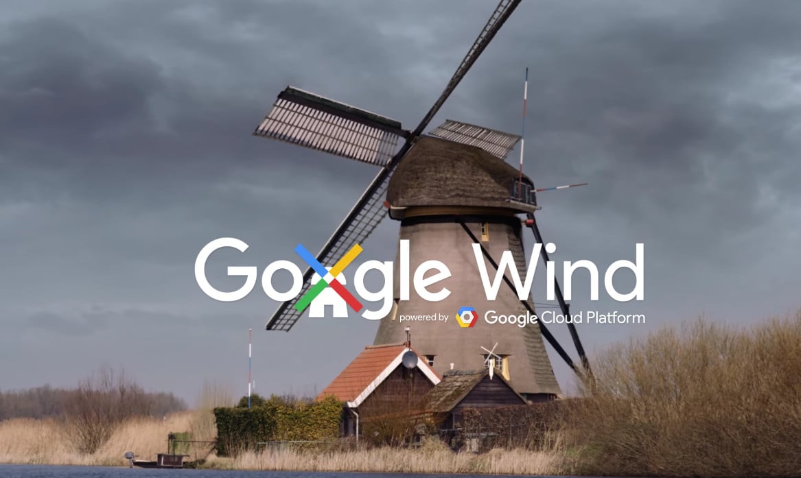 Google Wind umožňuje díky cloudové předpovědi a centrálnímu řízení ovládat všechny věrné mlýny v Nizozemí a pomocí generovaného větru přesně řídit počasí. Nejen že se rozeženou zbytečné dešťové mraky, ale ještě je možné rozhodnout, kdy a kde se objeví déšť.
(<a href="https://www.youtube.com/watch?v=QAwL0O5nXe0">více informací</a>)