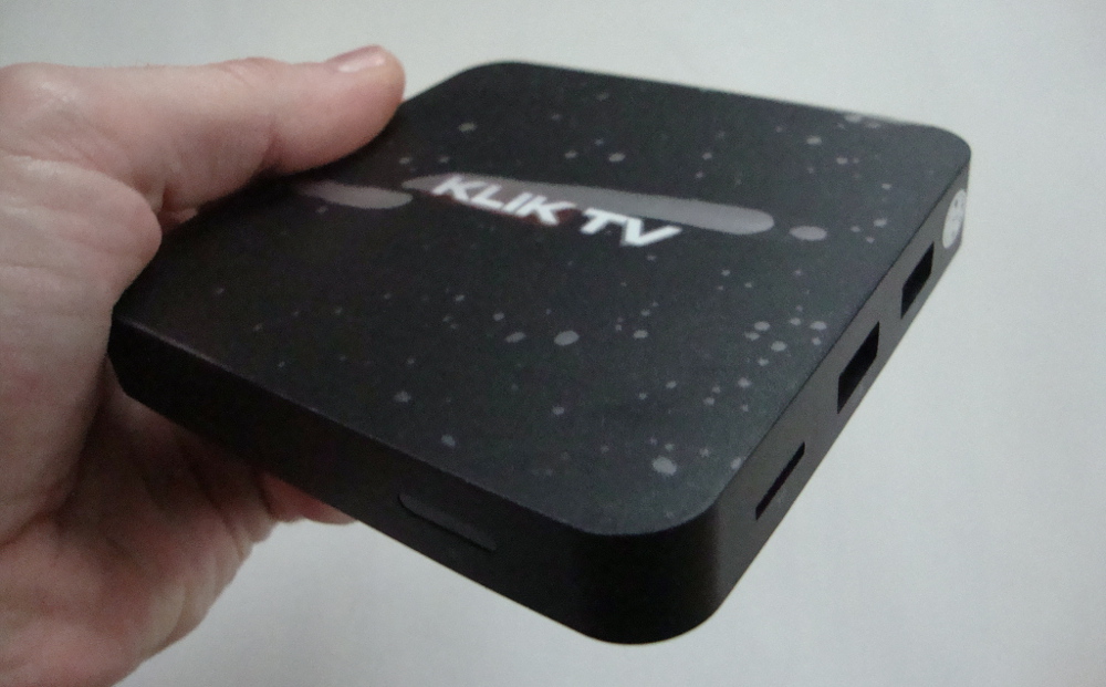 KlikTV - balení Klikboxu S1 a příslušenství