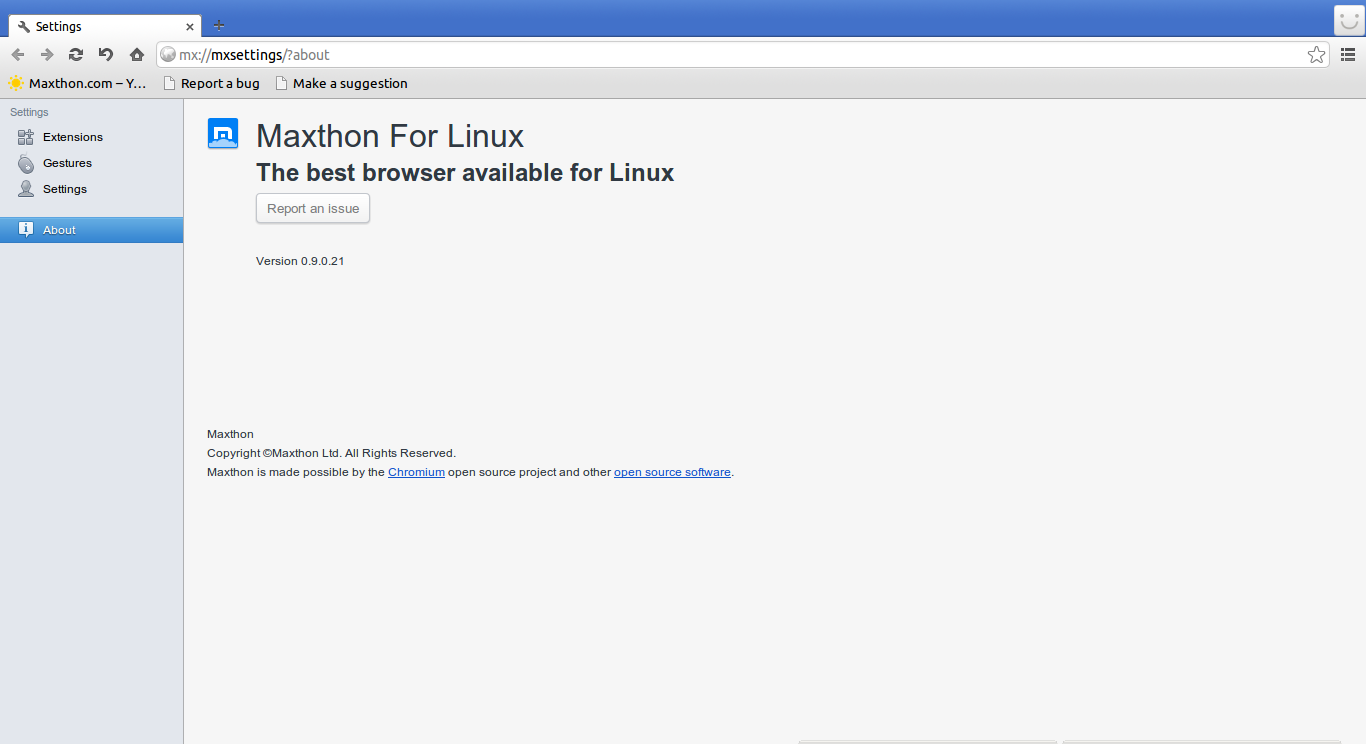 Maxthon pro Linux (beta)