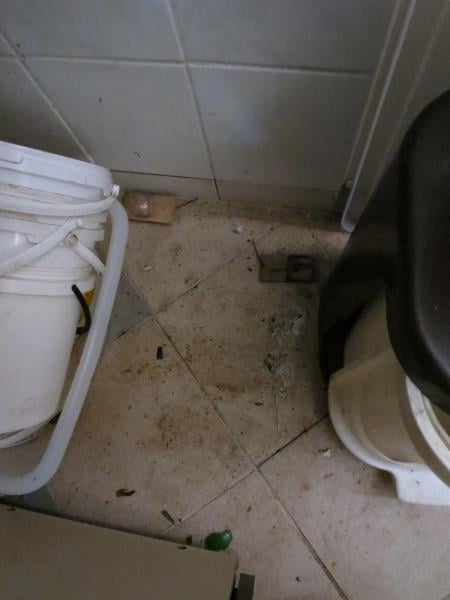 Myší trus. Bez teplé vody a bez tekoucí vody. Výskyt plísní v chladicích zařízeních, nečistoty na podlaze, regálech či zařízeních. Nevhodně skladované potraviny.