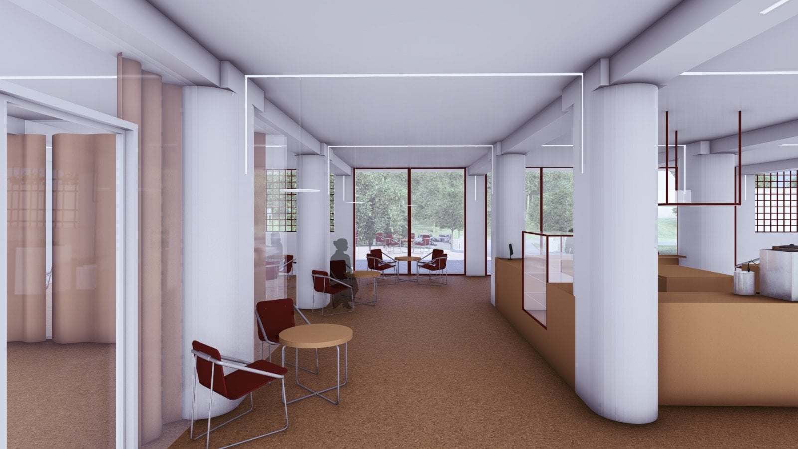 Vizualizace návštěvnického centra v Schindlerové pletárně v Krásné Lípě