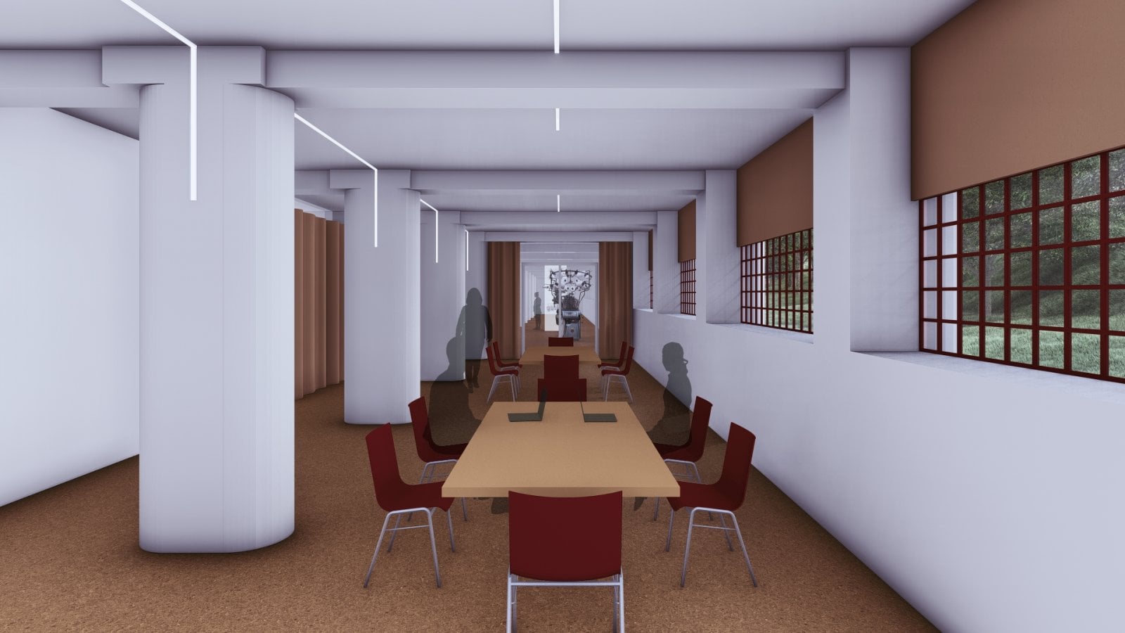 Vizualizace návštěvnického centra v Schindlerové pletárně v Krásné Lípě