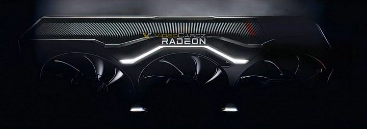 AMD Radeon 7000 ukázaný behěm odhalení Ryzenů 7000