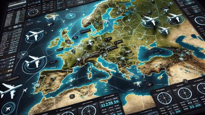 Letecká mapa Flightradar