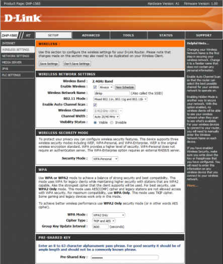 Router D-Link DHP-1565