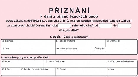 Danove priznani ze zisku na forexu