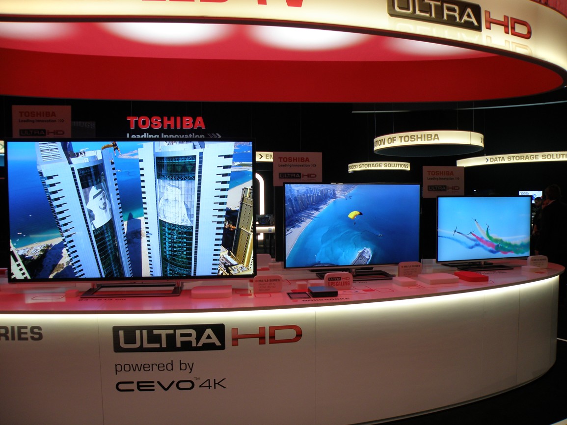 Toshiba představila na veletrhu IFA 2013 Ultra HD televizory