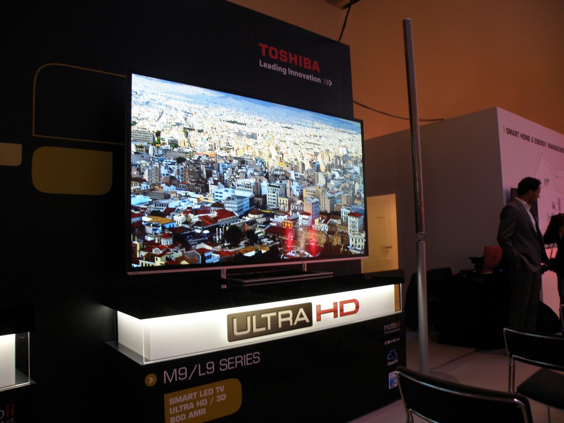 Toshiba představila na veletrhu IFA 2013 Ultra HD televizory