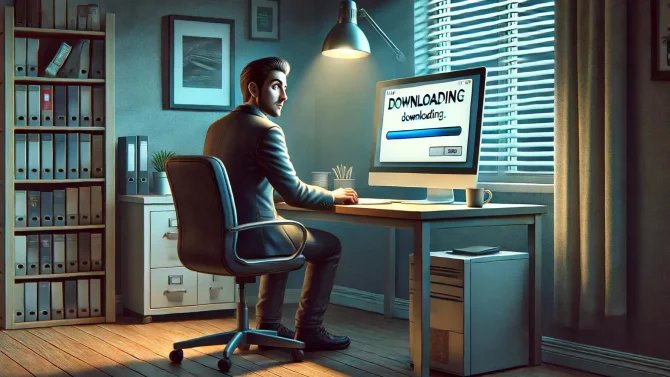 21. 6. 24 / 1x / stahování, nelegální, počítač