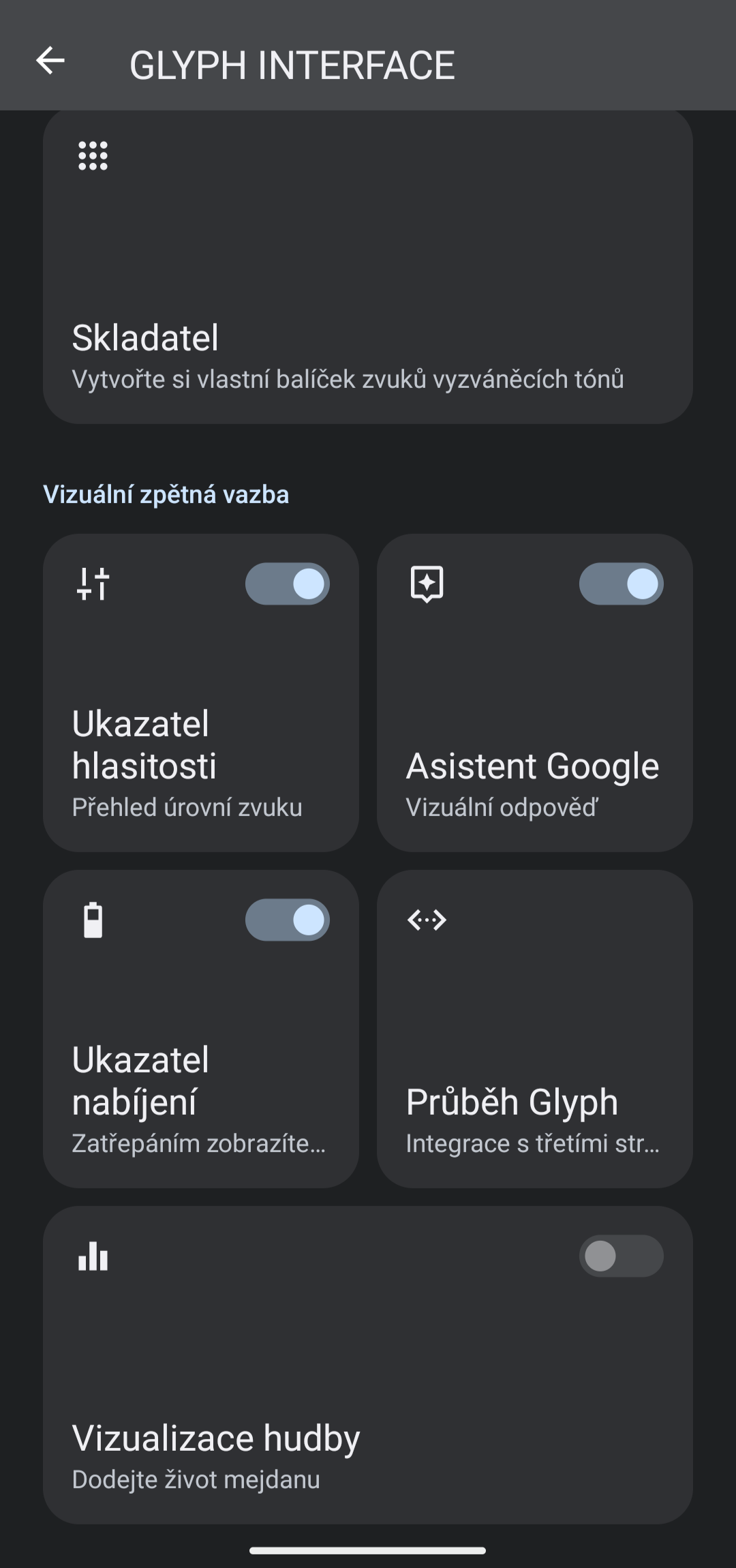 Glyph nabízejí široké možnosti přizpůsobení