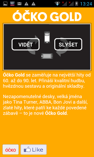 Óčko Gold má aplikaci pro chytrá zařízení s Androidem