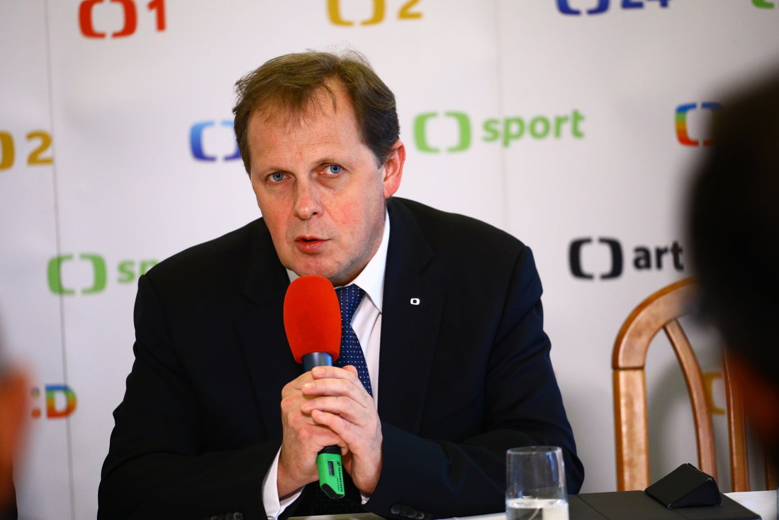 Tisková konference po volbě ředitele ČT