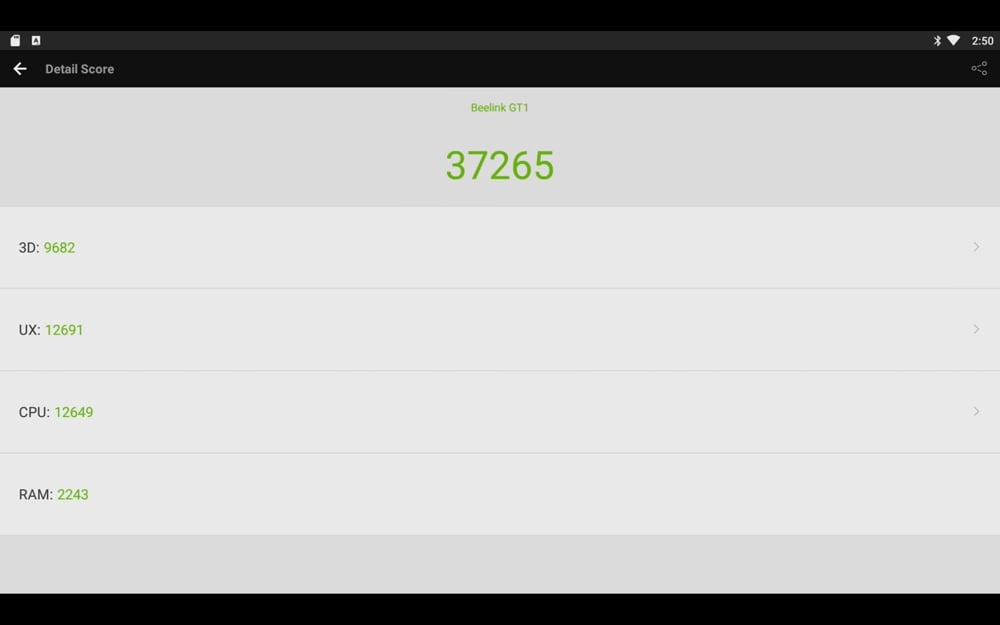 Benchmarky – tovární specifikace