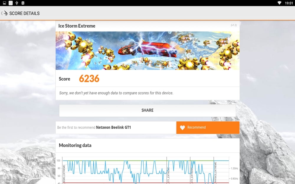Benchmarky – tovární specifikace