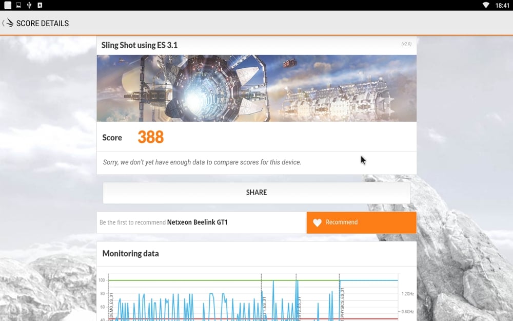 Benchmarky – tovární specifikace