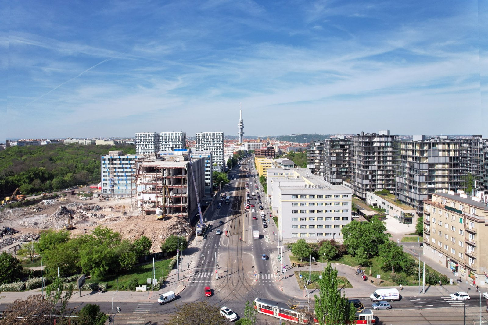 Centrum Nového Žižkova_stav nyní a "po"